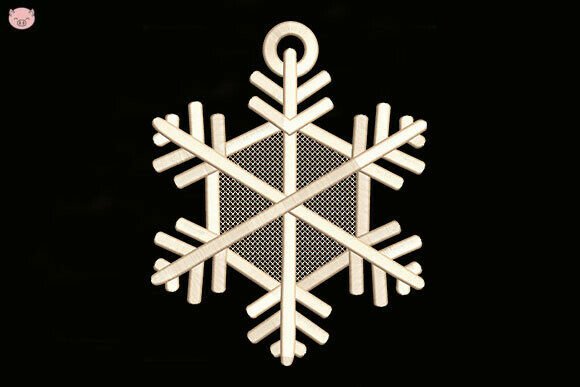 Earring Snowflake Embroidery Review for Boutique Apparel