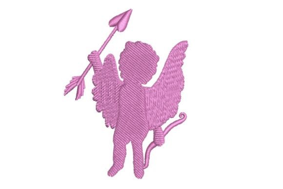 Happy Cupid with Heart Arrow Embroidery Design Review