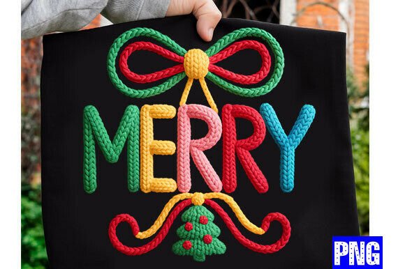 Latch Hook Yarn Faux Embroidery Merry Christmas Design Review