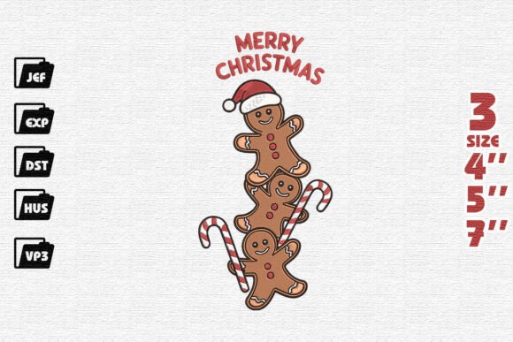 Merry Christmas Gingerbread Man Stack Design Review