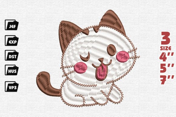 Patchwork Cat Embroidery Design Review