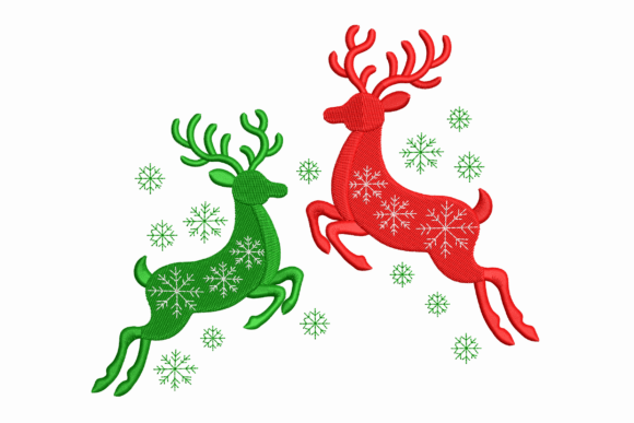 Reindeer Snowflake Embroidery: A Seller's Review
